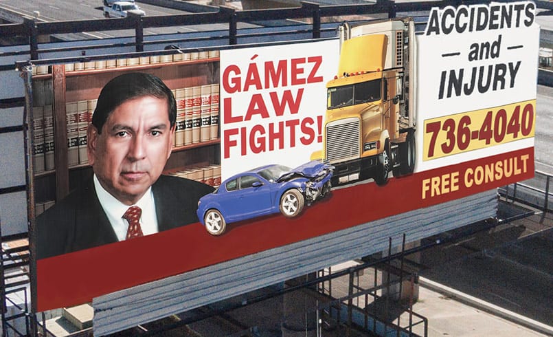 Billboard of Gamez Law