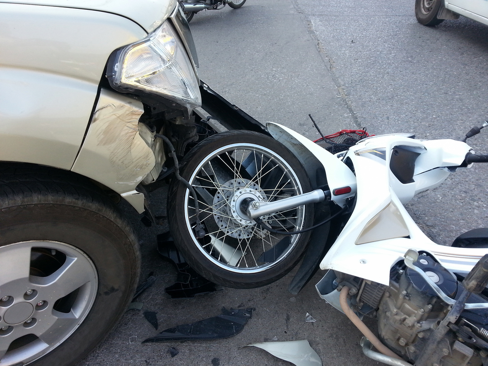 Motorcycle Accident requiring a personal injury attorney